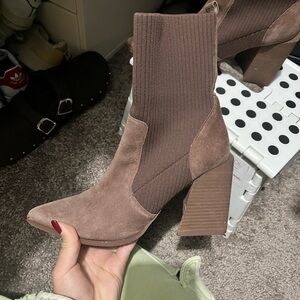 Steve Madden Chocolate Heeled Boots